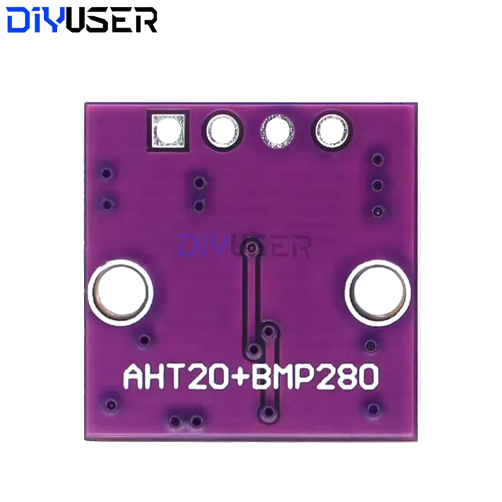 AHT20 BMP280 Digital Sensor Module, High-Precision Temperature Humidity Air Pressure Sensor for Raspberry Pi, I2C/SPI
