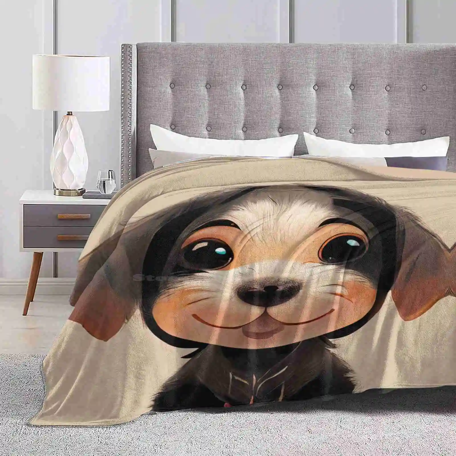 

Cute Animal-Puppy Blanket Soft Warm Travel Portable Blanket Puppy Cute Dogs Animals Funny Puppies Dog Lover Doggo Adorable