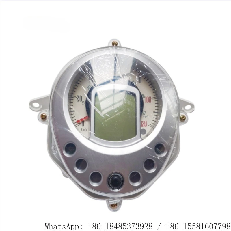 Motorcycle Speedometer Odometer with ABS Function Digital Gauge Assembly Fit QP150T-3C Scooter Replacement Dashboard Meter