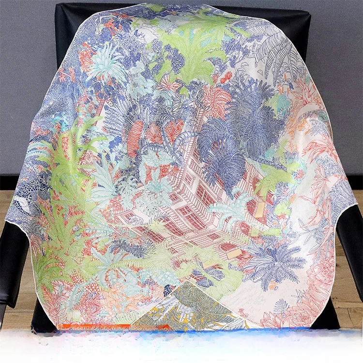 foulard-en-soie-fubao-tropical-rainforest-imprime-double-face-en-soie-veritable-epaisse-8-momie-carre-en-soie-a-angle-de-90-degres