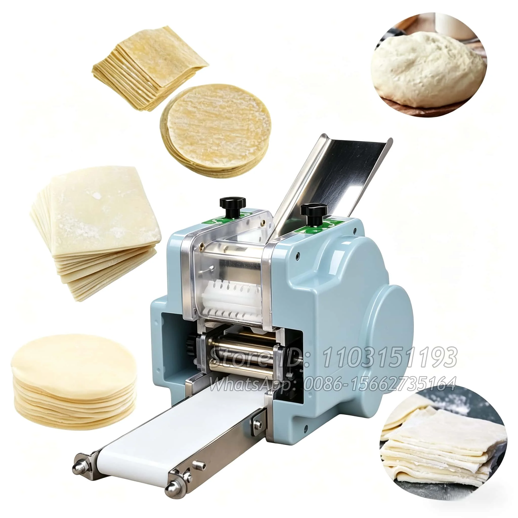 Máquina Automática para Hacer Chapati, Pasta, Tortilla, Papad, Momo, Empanada, Tortill, Samosa, Gyoza, Wonton, Rollitos Primavera y Envolturas de Dumplings