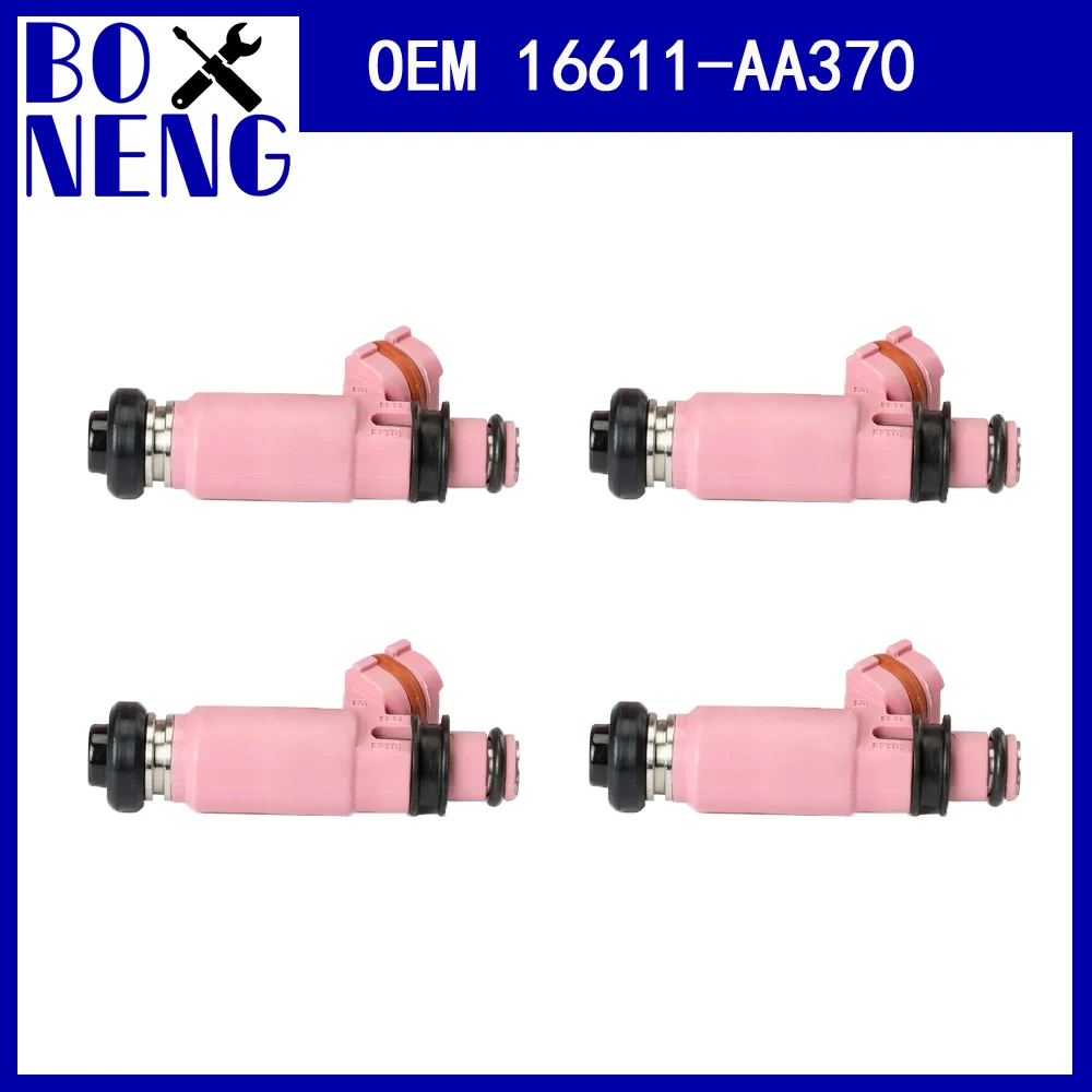 

4pcs/lot OEM 16611-AA370 550cc Fuel Injector for Subaru WRX STI Forester Impreza 2.0L 2.5L Fuel Nozzle 1955003910 195500-3910