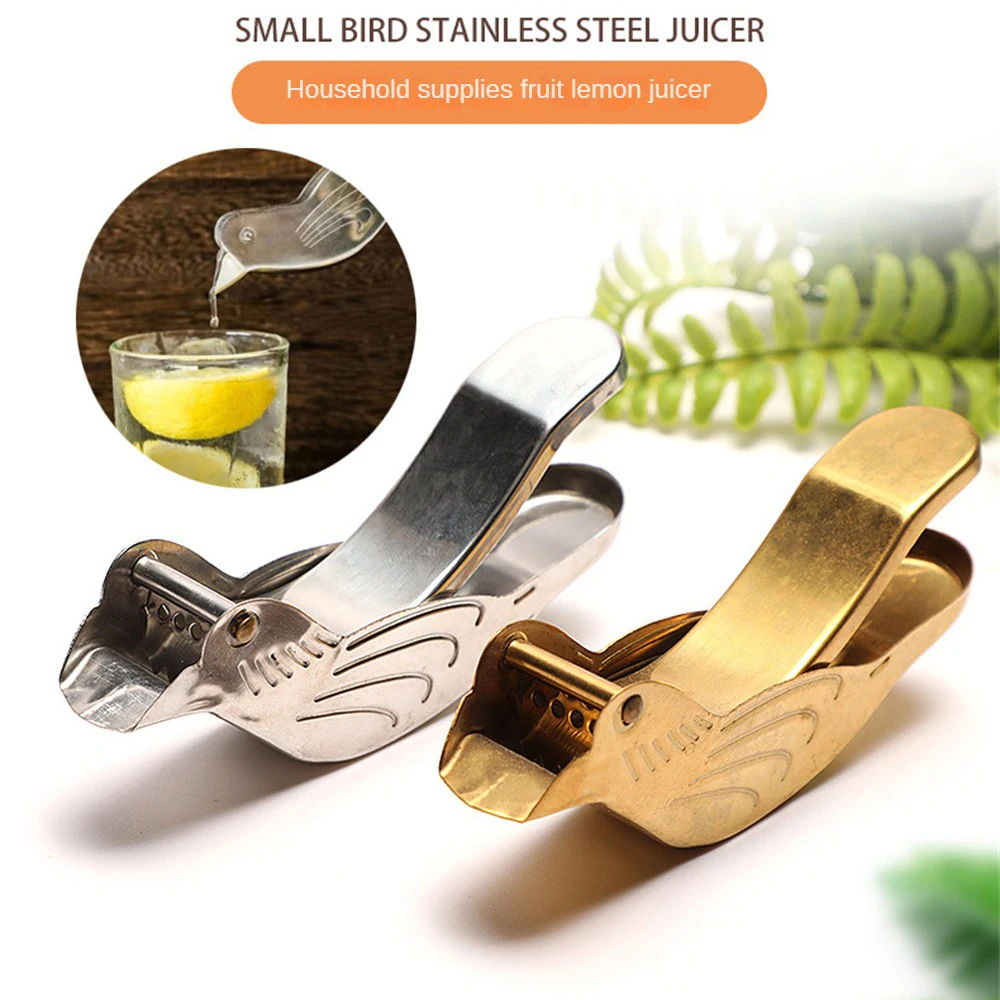 Stainless Steel Unique Shape Durable Exquisite Design Easy To Use Manual Food Processing Machine Juicer Bird Shape Manual Juicer