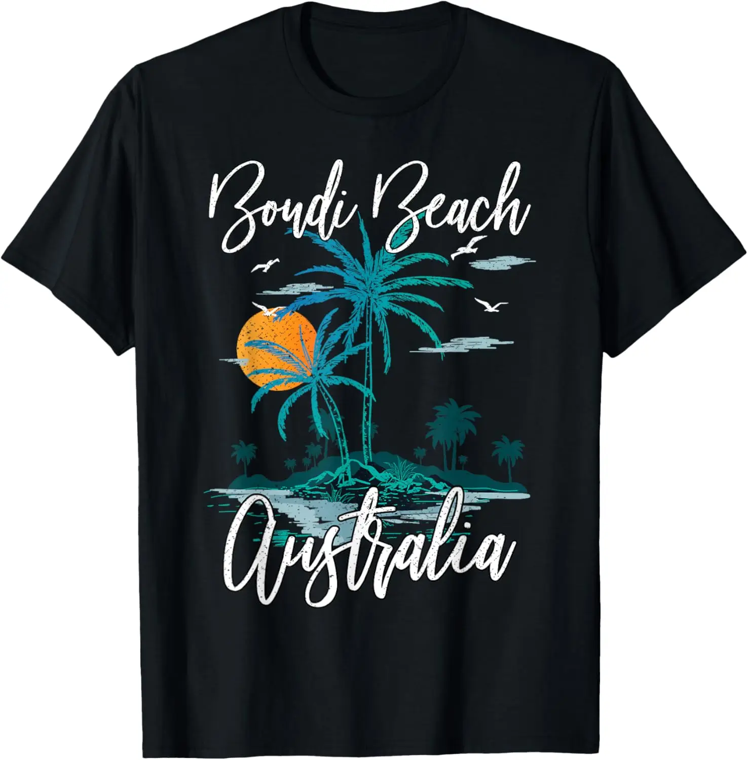 

Family Vacation Retro Sunset Australia Bondi Beach T-Shirt