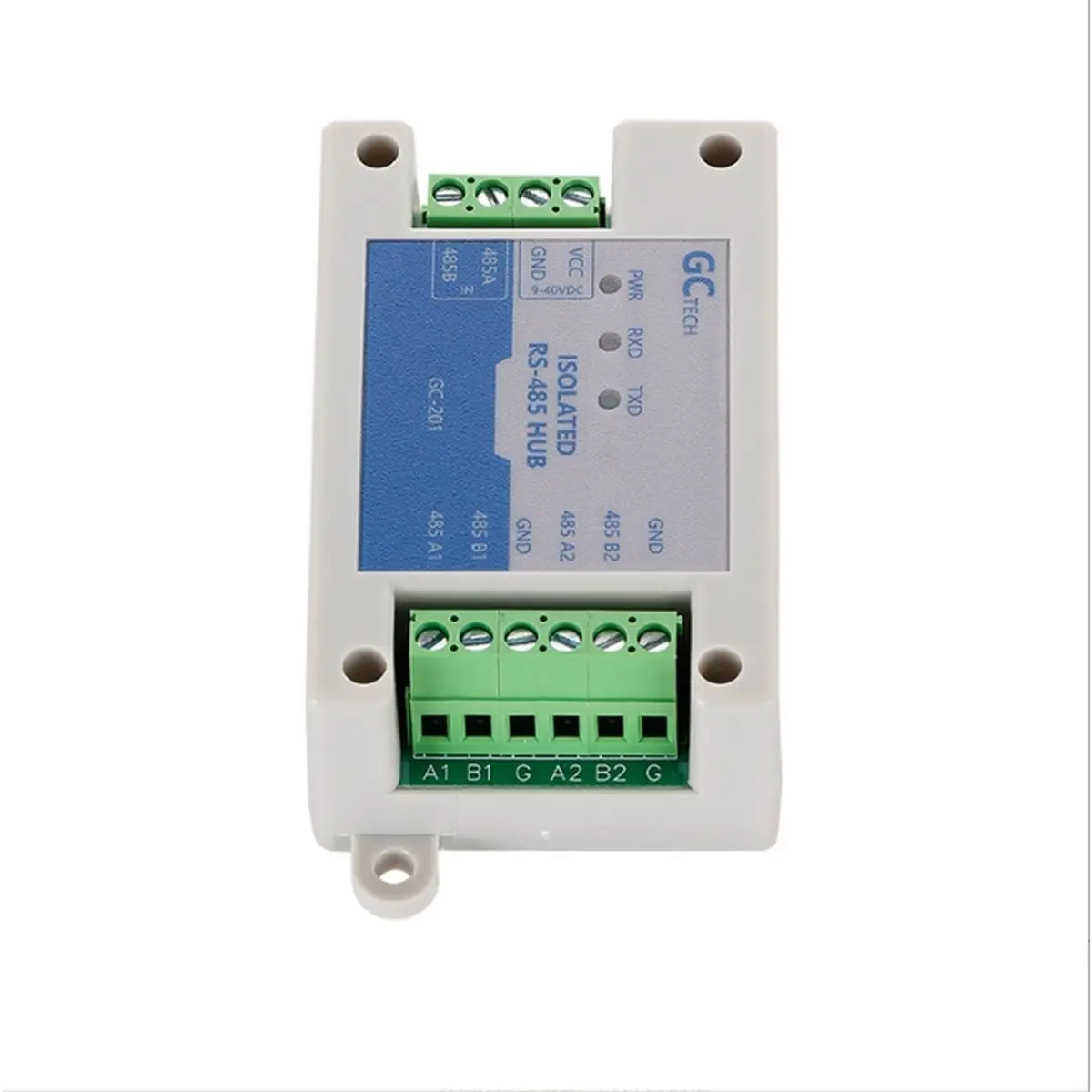 485 Repeater 1 Into 2 Port Hubs RS485 Photoelectric Isolation Signal Amplification Extender Protection