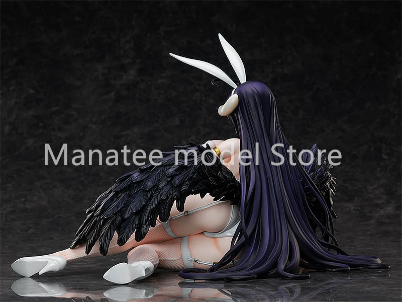 تحرير أفرلورد ألبيدو الأرنب الأسود الأصلي. 1/4 بولي كلوريد الفينيل عمل الشكل أنيمي نموذج اللعب جمع دمية هدية #5