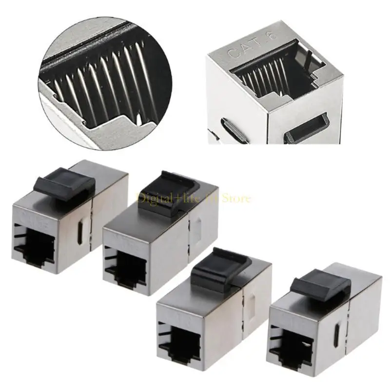 

E06D Экранированный проходной сетевой модуль с золотом разъема RJ45 разъем разъема RJ45