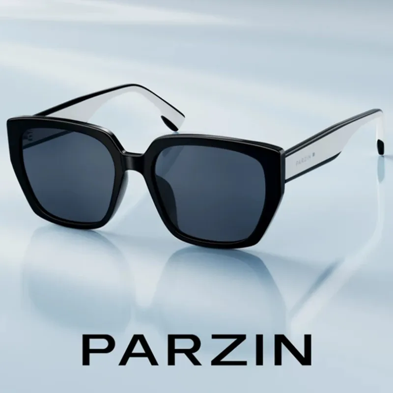 PARZIN  Polarized Women's Sunglasses Fashion Square Frame Female sunglasses Trendy Ladies Shades  91650