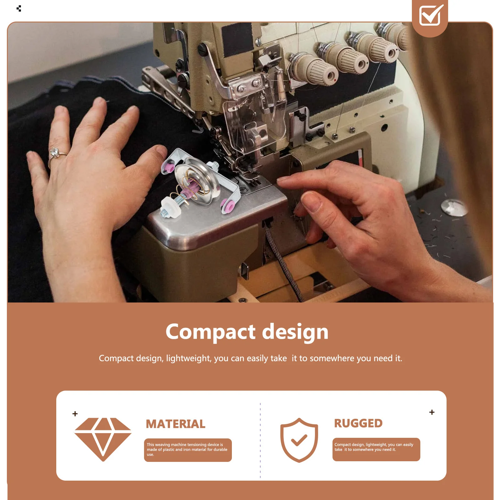 

2Pcs Drawbench Tensioner for Braiding Machines Robust Plastic and Iron Build Compact Ergonomic Design Suitable for Ribbon Loom