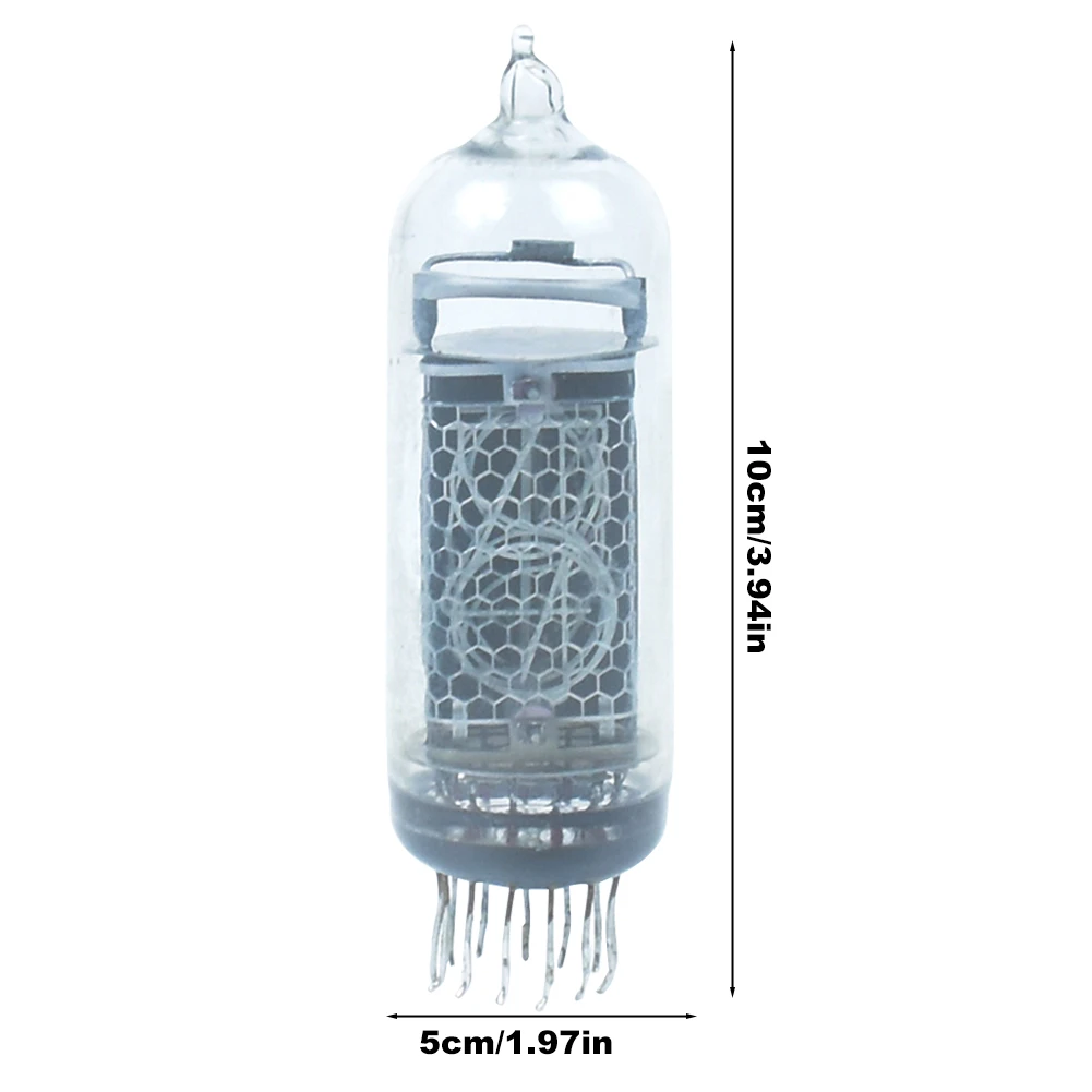 IN-14 Glow Tube IN14 Nixie Tubes Visual Effects Digital LED Clock Tube for Electronic Tube Clock