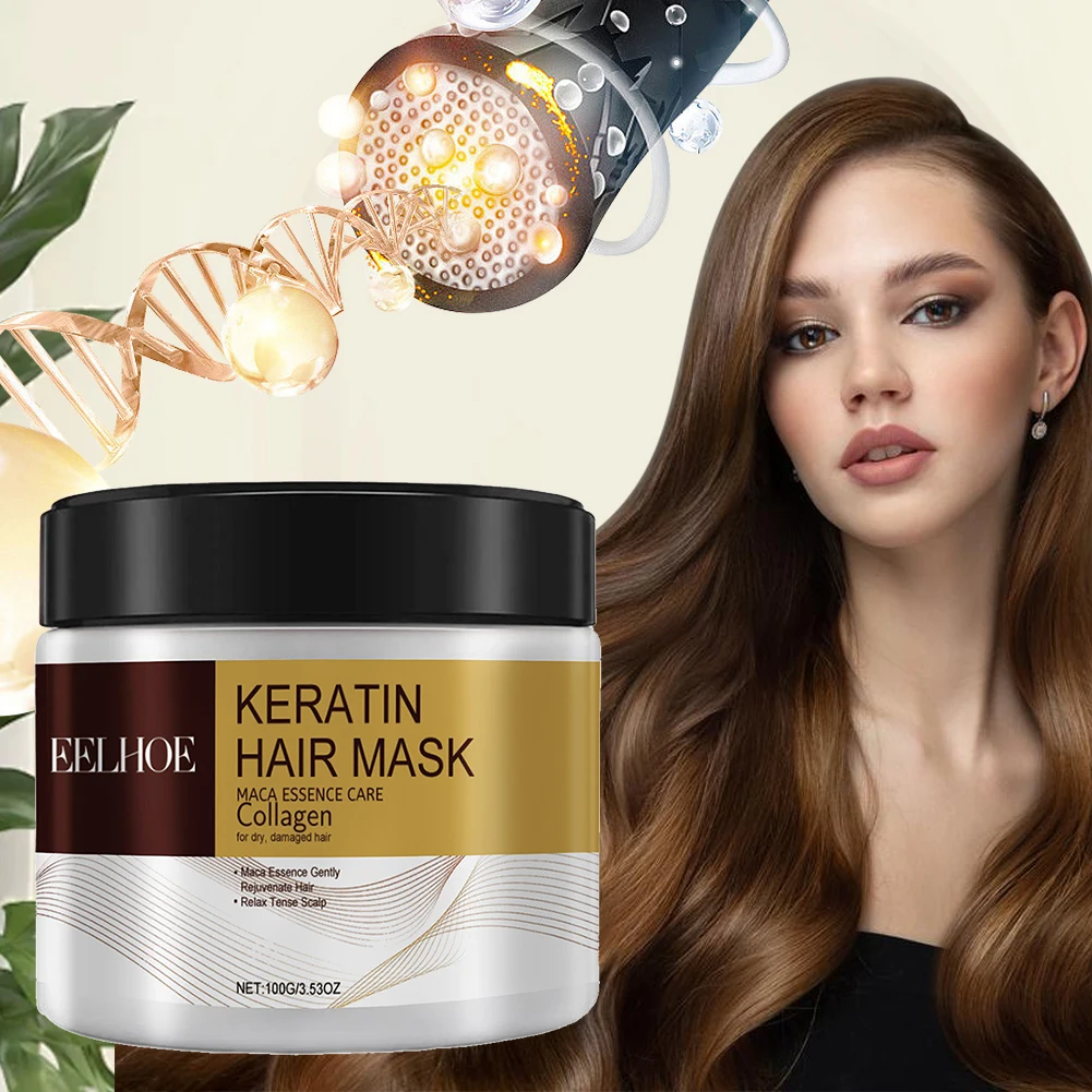 100g Keratin Hair Mask Hair Conditioner Deep Conditioning Hair Mask Nourishing Hair Mask for All Hair Types