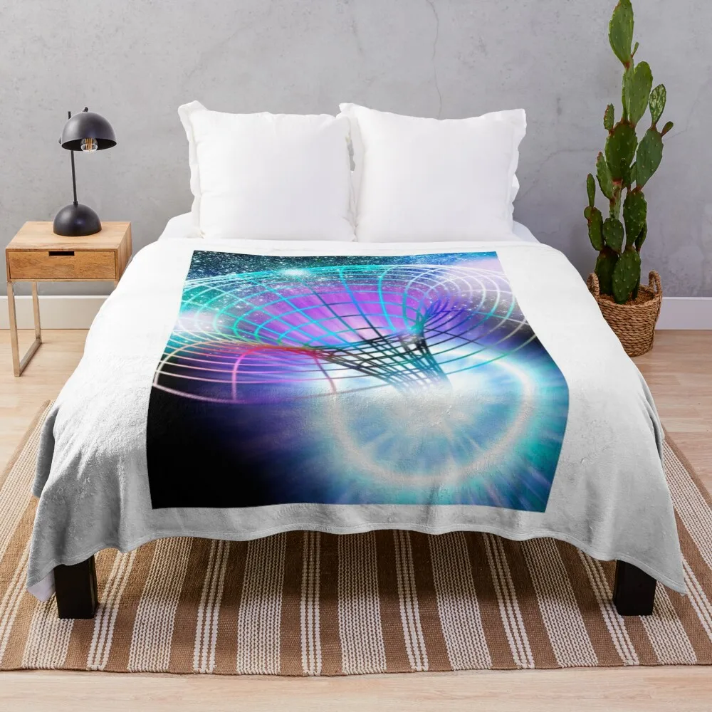 

Червоточина, концептуальное произведение искусства (F003/0780) Одеяло Thermals для путешествий Персонализированный подарок Кровать косплей аниме Одеяла