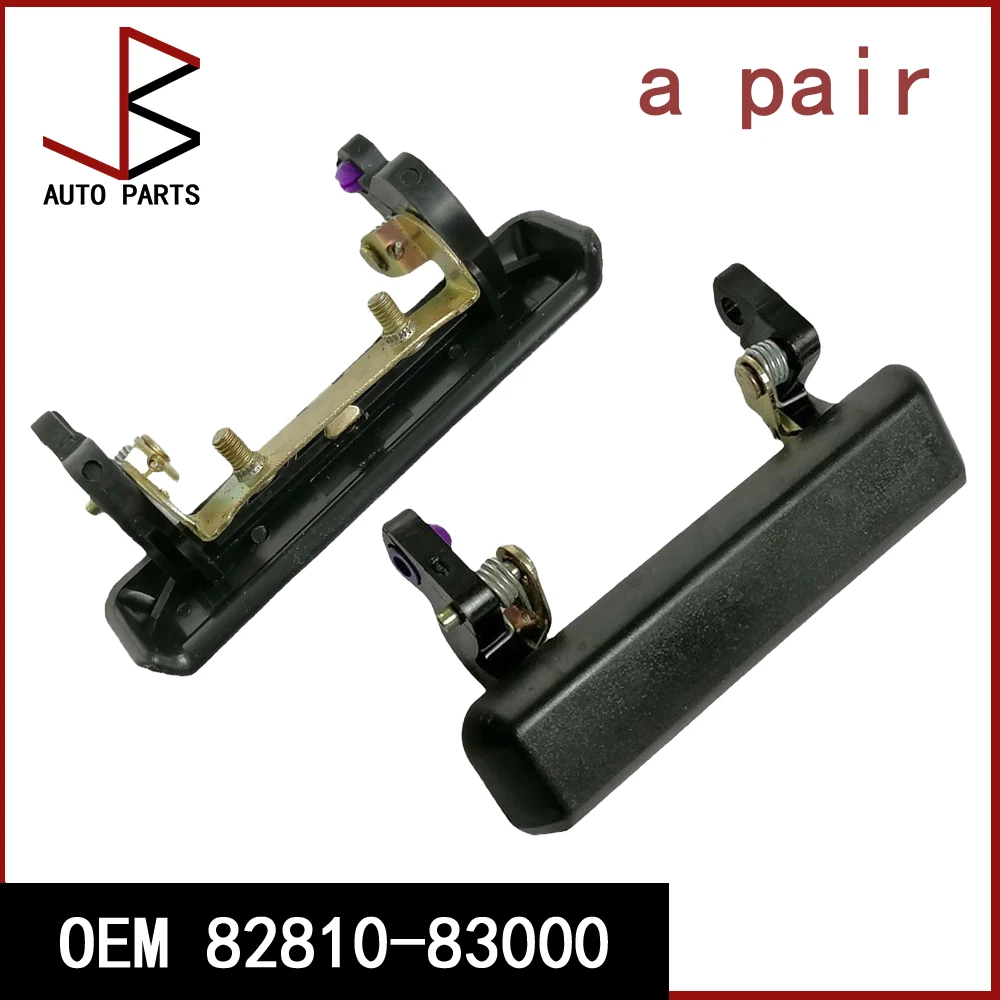 

82820-83000 82810-83000 8282083000 8281083000 1 пара черных наружных дверных ручек передней левой и правой для Suzuki Samurai 1986-1995 гг.