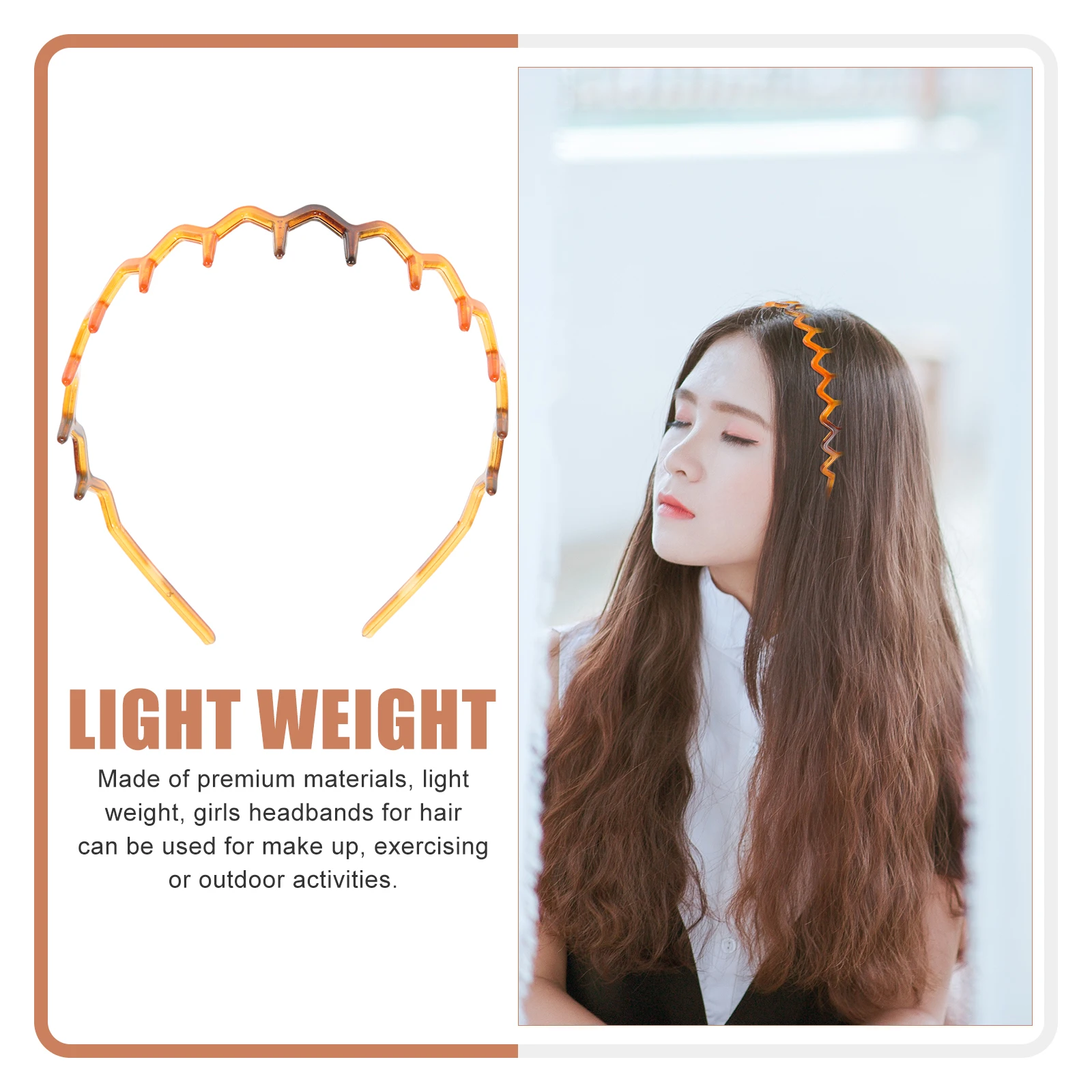 

Women Wide Toothed Hairband Pretty Workout Headbands for Non Slip Fitness Sports