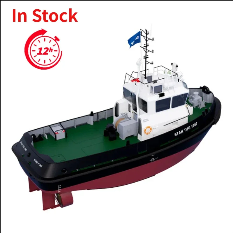 1907 Tugboat Model Damenstein Ship Model Assembly Kit of Science and Education Toys Gift Model 1/100 Production Material Tugboat