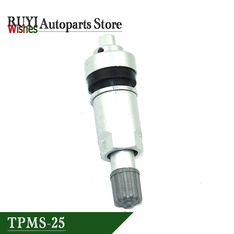 New TPMS-25 Tire Valve For Geely Aluminum Alloy Car Valve Stem Tire Sensor Kit TPMS Tire Pressure Sensor Valves Replacement