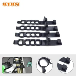 OTOM Motorcycle Headlight Straps Headlight Fairing Rubber Straps Holder Pit Bike Enduro Headlamp Fix Brackets For KTM HUSQVARNA