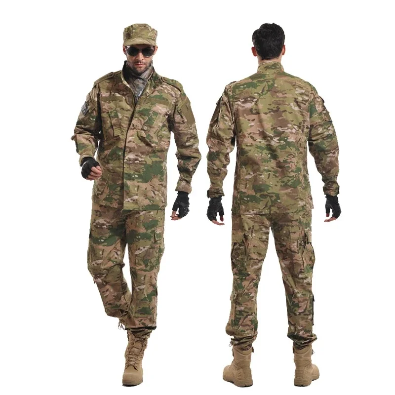 Multicam Camo Tactical Uniform BDU Camouflage Battlefield Training Clothes Airsoft Sniper Combat Suit Paintball Hunting Clothing