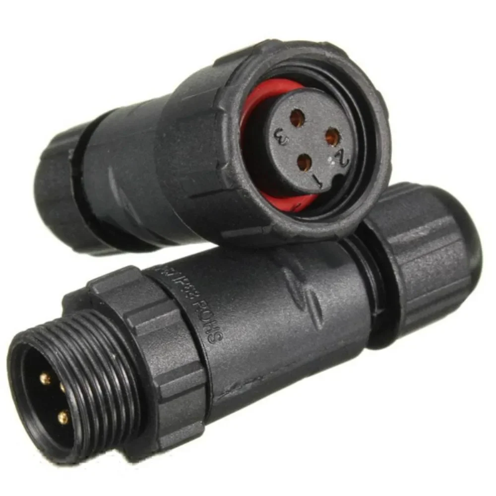 1 buah IP68 kedap gua Elettrico Presa di corrente Assemblato Connettore di Saldatura kabel konektor 3/4/5/6 Spilli