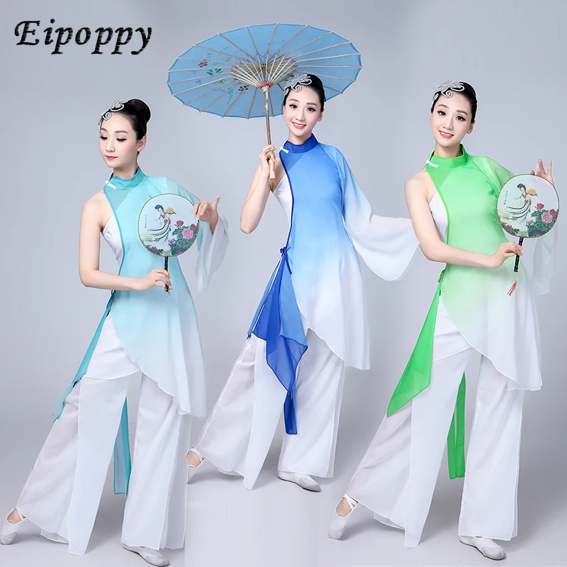 زي الرقص الشعبي الصيني التقليدي للنساء ، أزياء الرقص للأطفال ، فستان أطفال فتاة يانغكو ، ملابس يانغجي