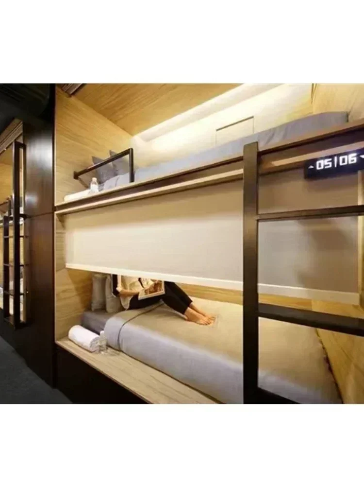 E-Sports Bed Space Capsule Home Rest Cabin Children Sleep Warehouse Capsule Hotel Single  Double Bunk Bed