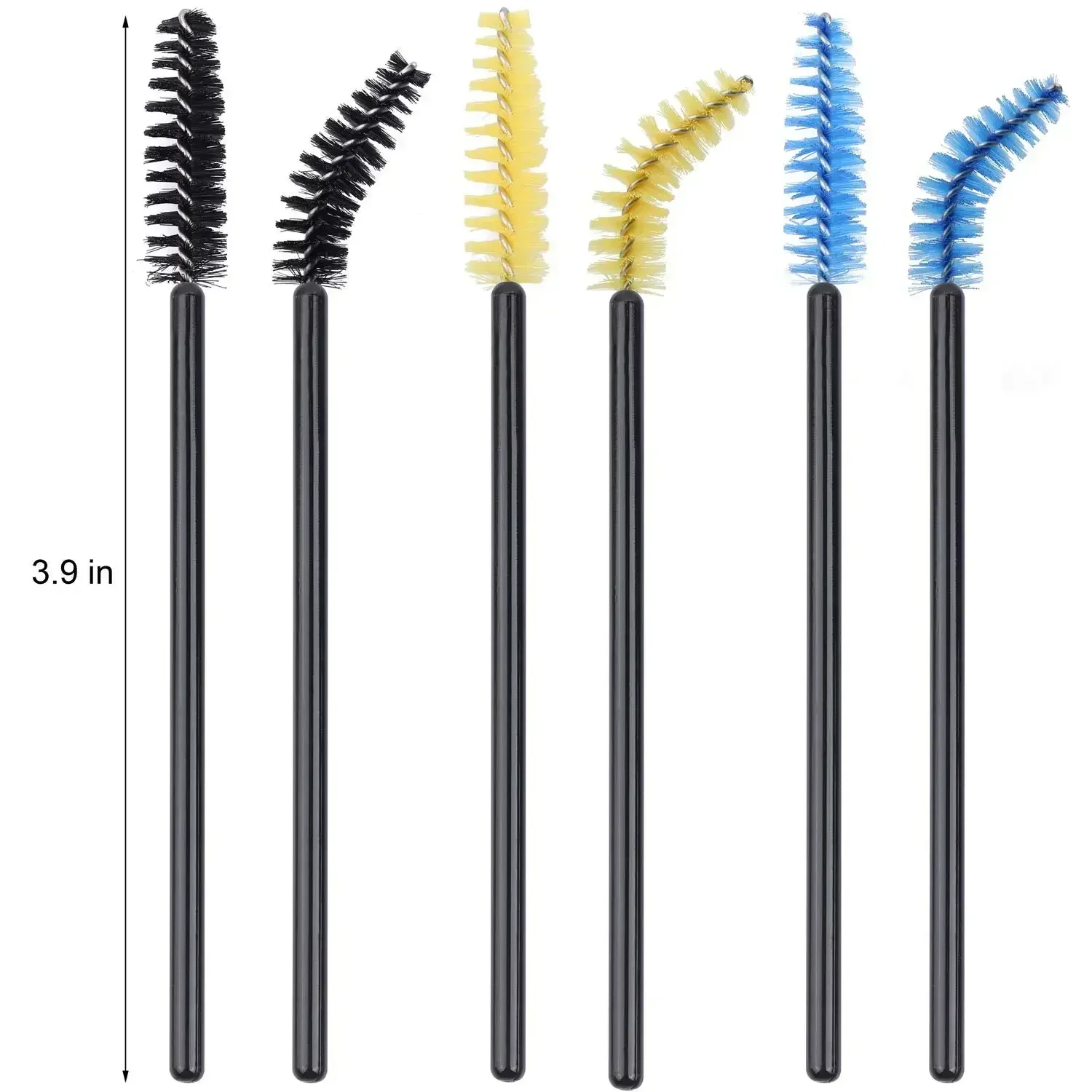 Gran oferta, 1000 Uds., cepillo para extensión de pestañas, cepillos desechables para cejas, varita para rímel, aplicador, carretes, venta al por mayor, pinceles de maquillaje H