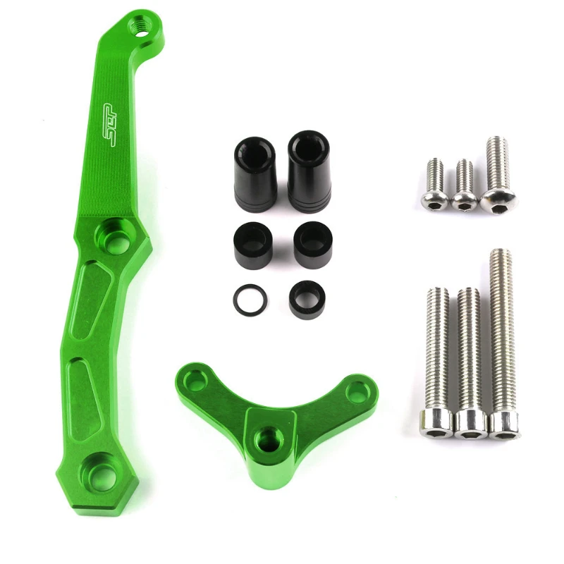 

The New Kawasaki Z800 Motorcycle Shock Absorber Directional Damping Bracket Steering Buffer Titanium Size