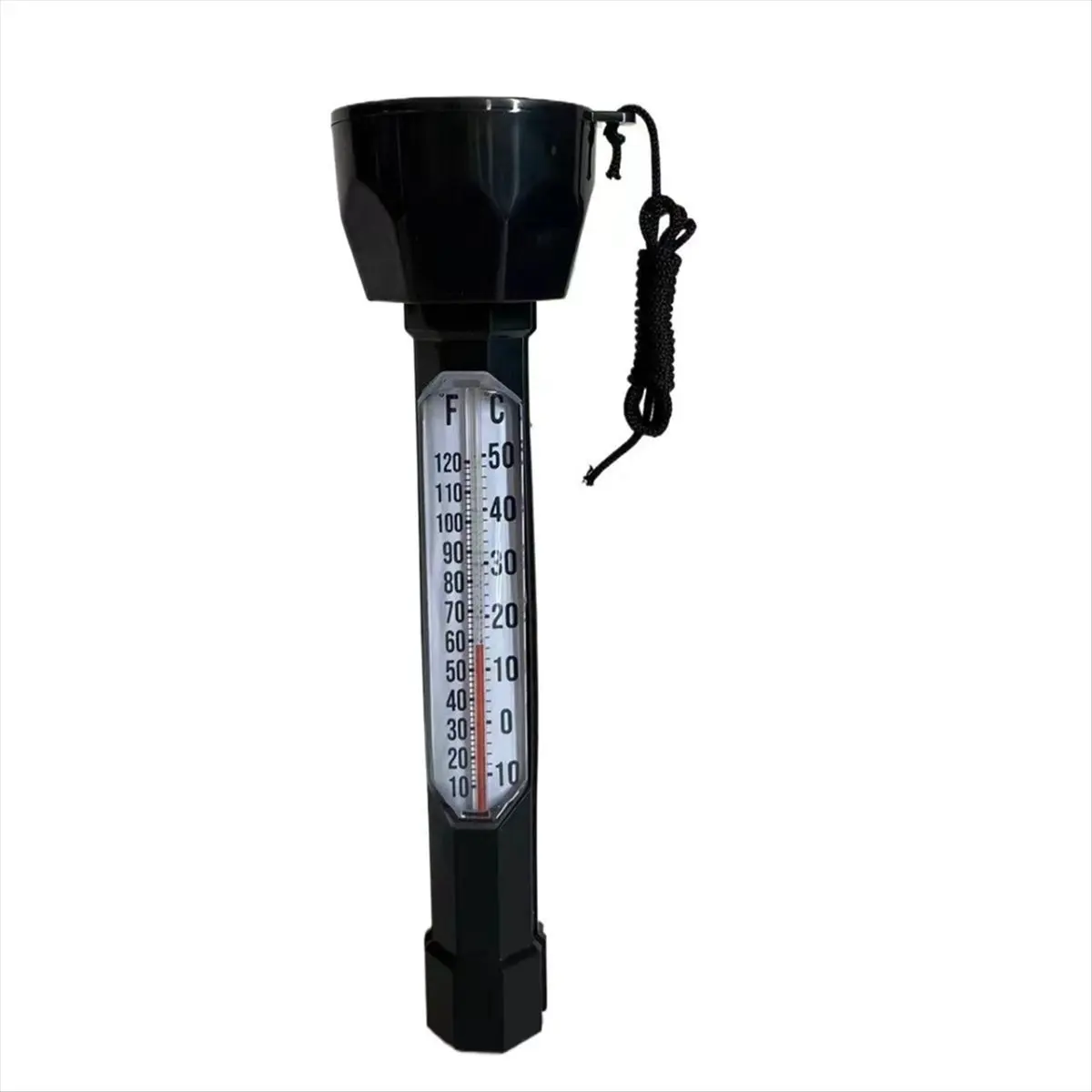 

【black huodong】Pack of 2 Outside Garden Pond Floating Water Thermometers 0-50 ℃