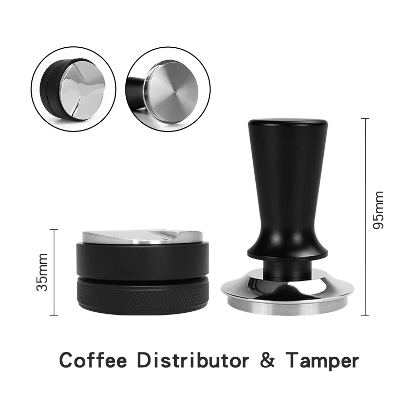 kisshome Kaffee Tamper 57mm 57,5mm Konstante Druck Elastizität Verteiler Werkzeuge Für Lelit Anna Barista Espresso Maschine Zubehör 5