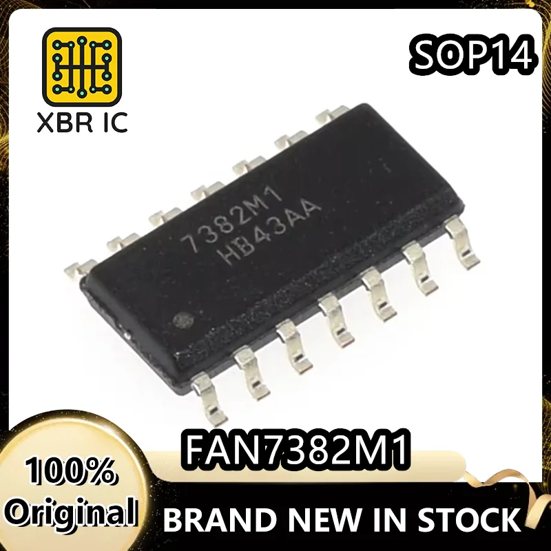 

(10/30 pieces) FAN7382M1X FAN7382M1 7382M1 SOP-14 Gate Driver Chip Brand new genuine original product In stock for fast shipping