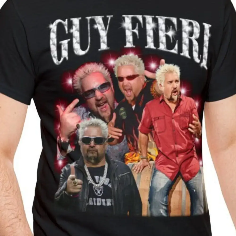 Guy Fieri Music Band The Ruler Hiphop Rapper Rnb T Shirt Women And Man Swaet