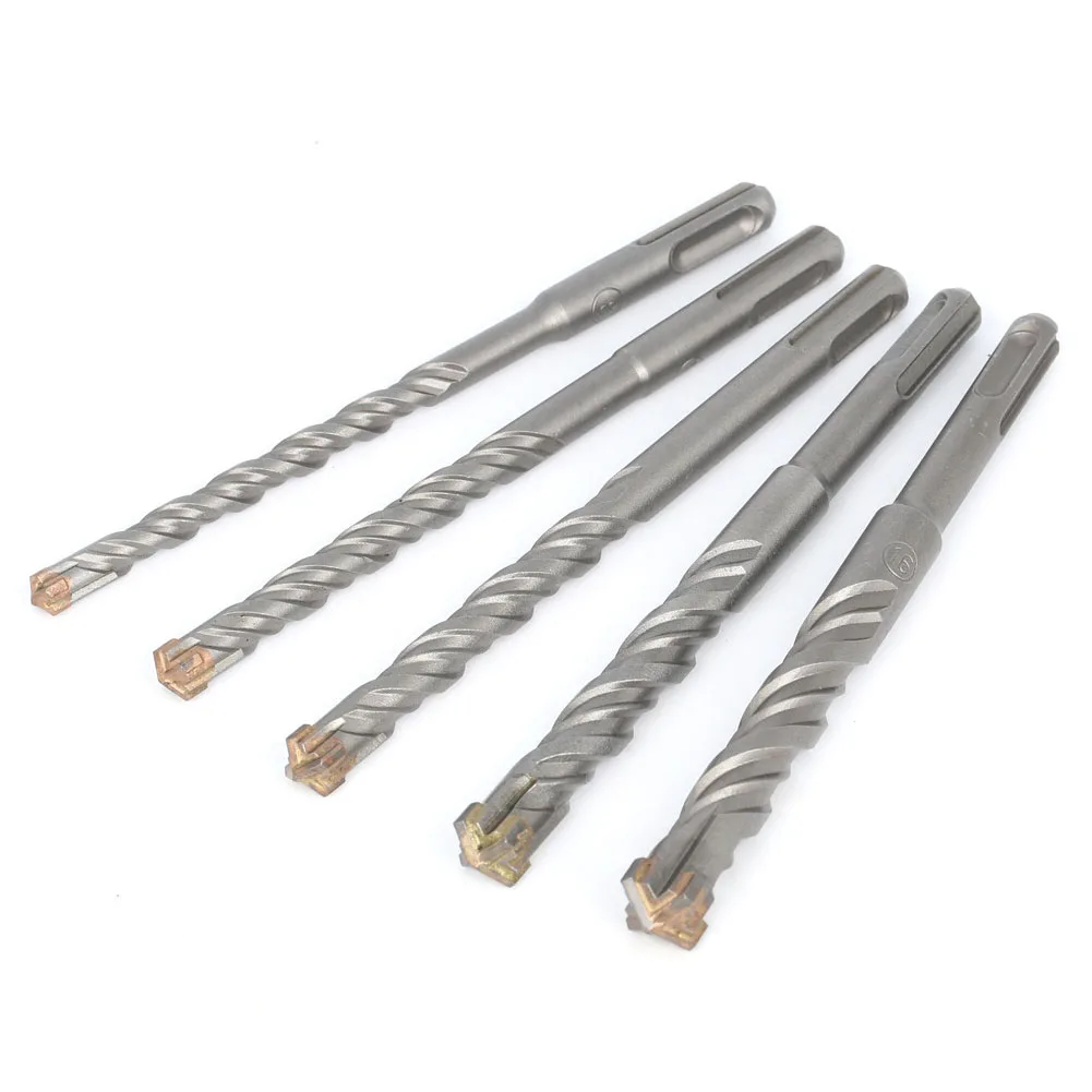 160mm SDS Plus Drill Bit Cross Tips 4 Cutter Wall Brick Block Concrete Electric Hammer Masonry Drilling Bits