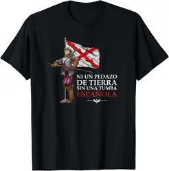 Cruz De Borgoña, Frase De Los Tercios. Militar T-Shirt Short Sleeve Casual 100% Cotton Shirts