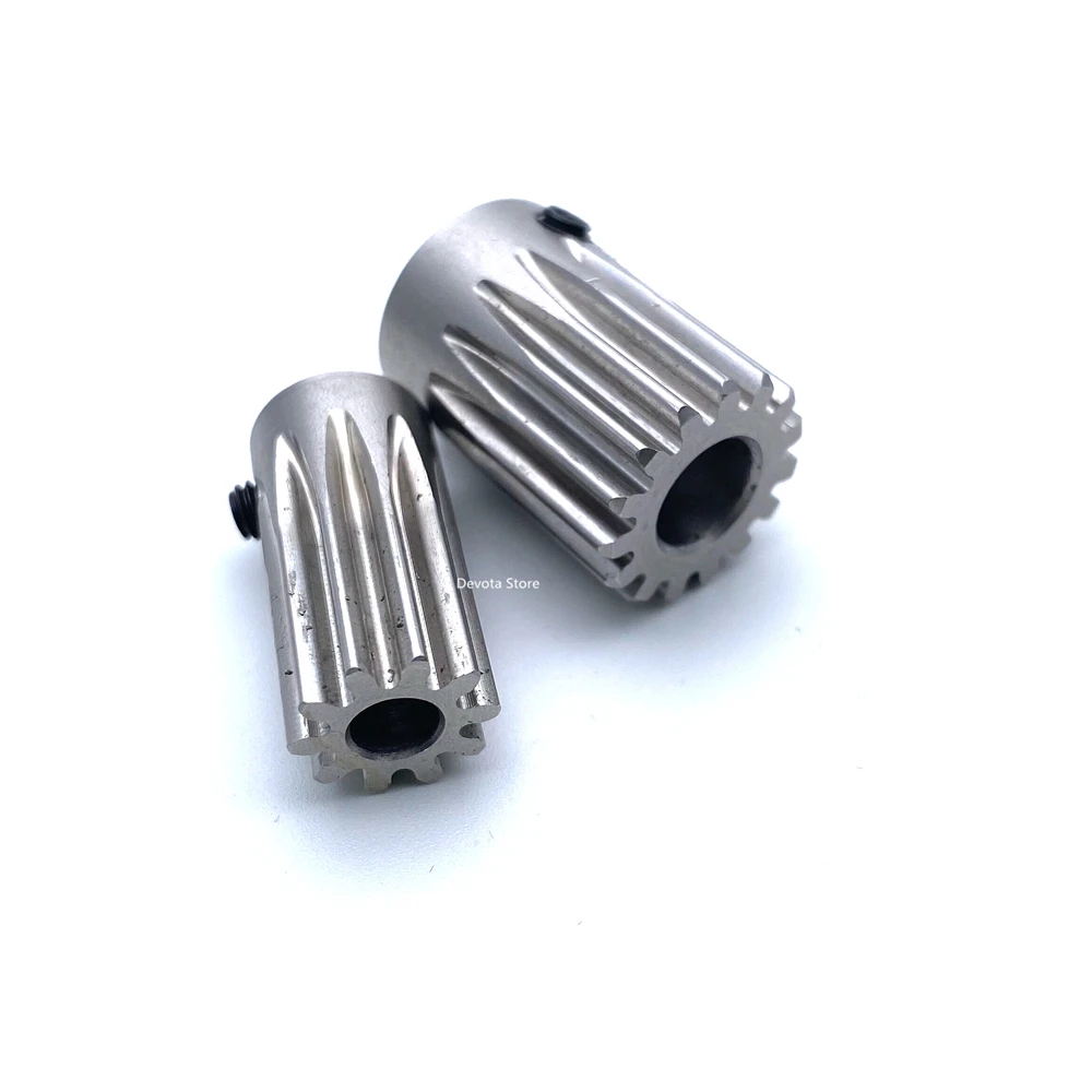 1M 10/11/12/13/14/15/16 Teeth 5mm Spur Stainless Steel Gear 25MM Total Thickness