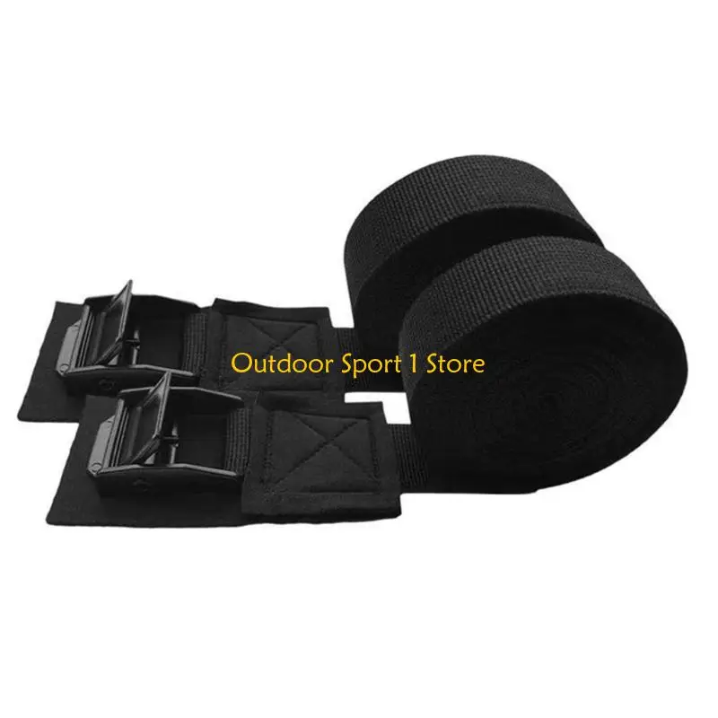 A0KA Heavy Duty Lashing Strap with Buckles 2.5x300cm 200lbs Load Cargo Tie Down Strap