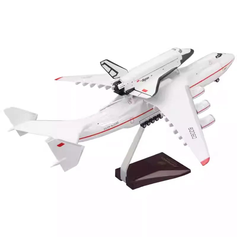 

1:200 Scale AN-225 Mriya Space Shuttle Model Kit - Simulated Assembly Model Aircraft Gift Display Piece with Wheels and Stand