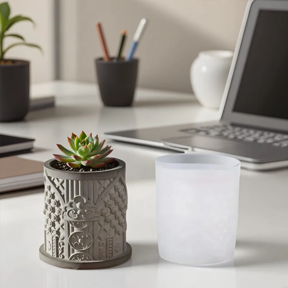 

Ближневосточные замки, чашка для свечей, гипсовые силиконовые формы, сделай сам, цветочный горшок, форма для эпоксидной смолы, коробка для хранения, горшок, бетонная форма, инструмент