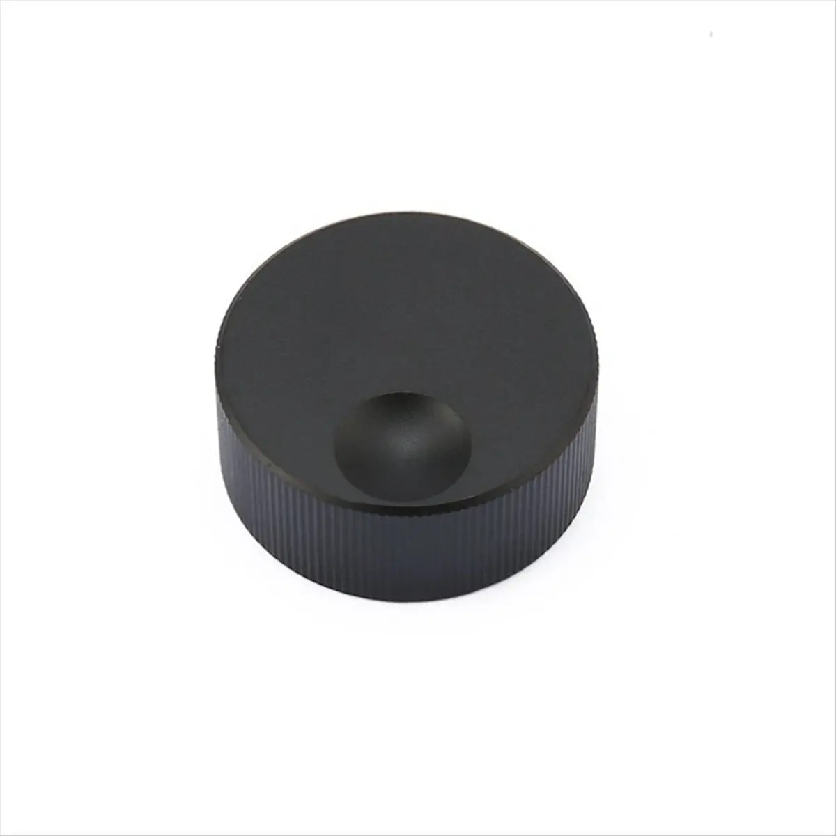 & AT27  Matte Universal Convenient 32x13mm 6mm Hole Black Solid Aluminum Solid Volume Potentiometer Control Knob