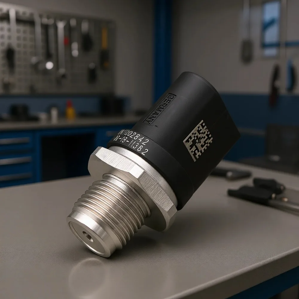 

Rail Fuel Pressure Sensor 0041536728 Replacement Compatible with Multiple Vehicle Models