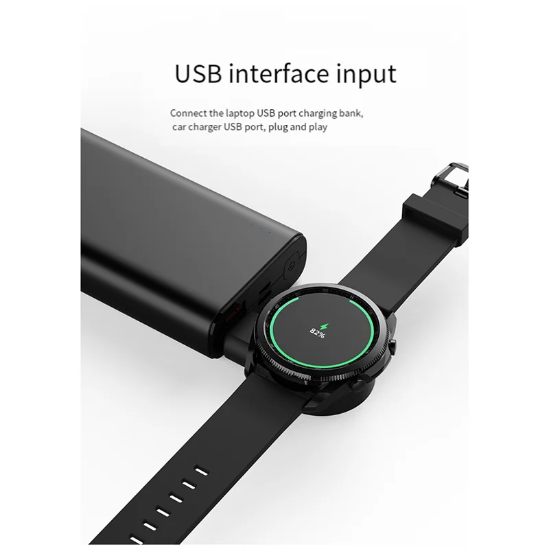 -MEOF قاعدة شاحن ساعة الجيب اللاسلكية لساعة Galaxy Watch 5/4/3 Watch 3 Active 2 حامل شحن الساعة