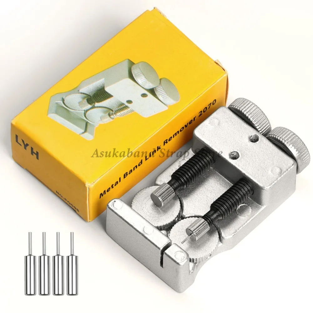 Watch Link Remover Professional Adjustment Watch Band Remover Watch Repair Tool Strap With 4 Spare Pins Men Women Accessories