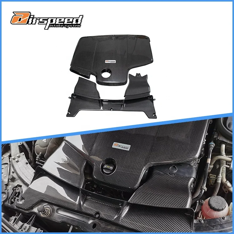 Airspeed Auto Car Parts Car Oem Chinese Dry Carbon Fiber Cold Air Intake System Kits for Mercedes GT50 3.0T