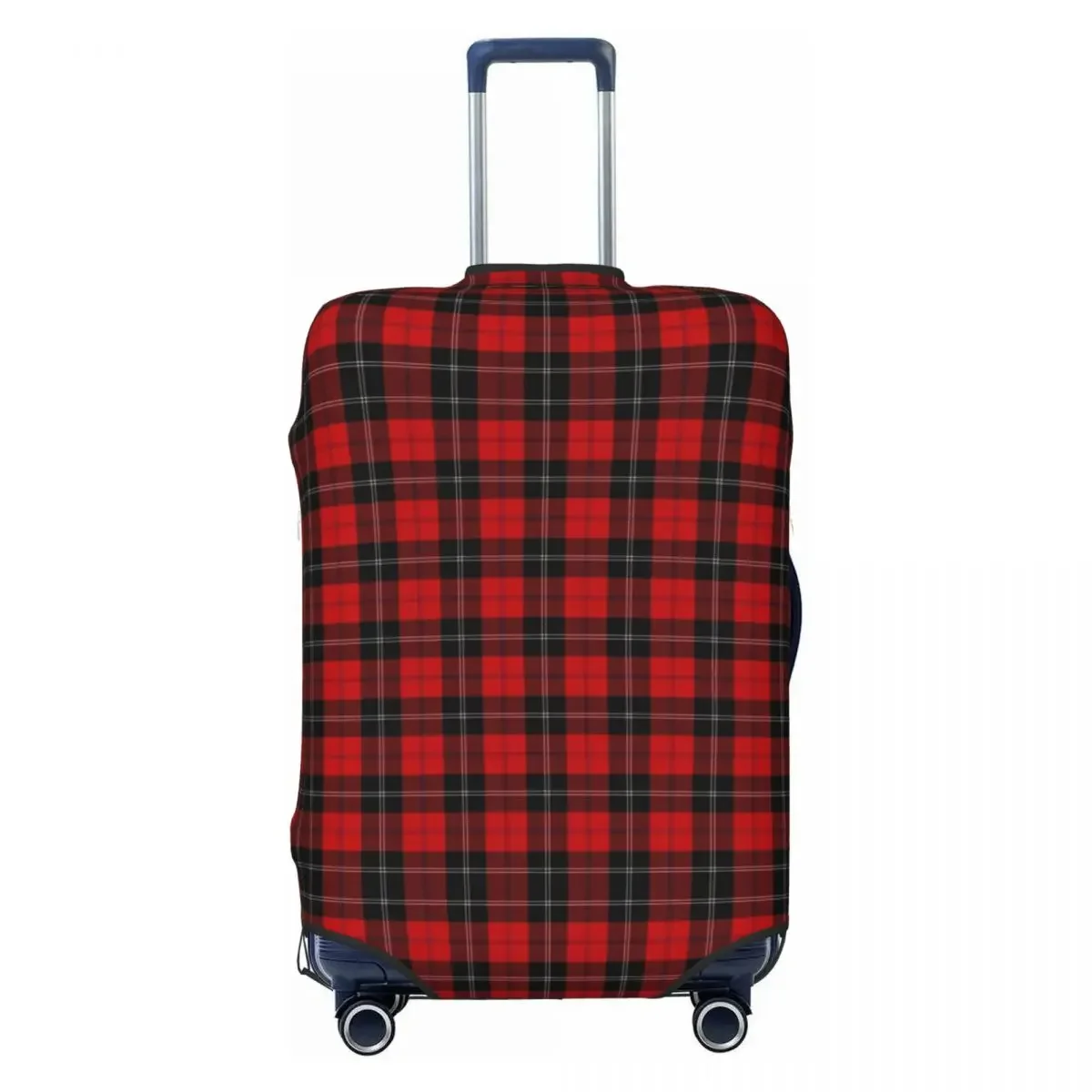 

Scottish Clan Tartan Travel Luggage Cover Washable Fashion Check Plaid Suitcase Cover Protector Fit 18-32 Inch