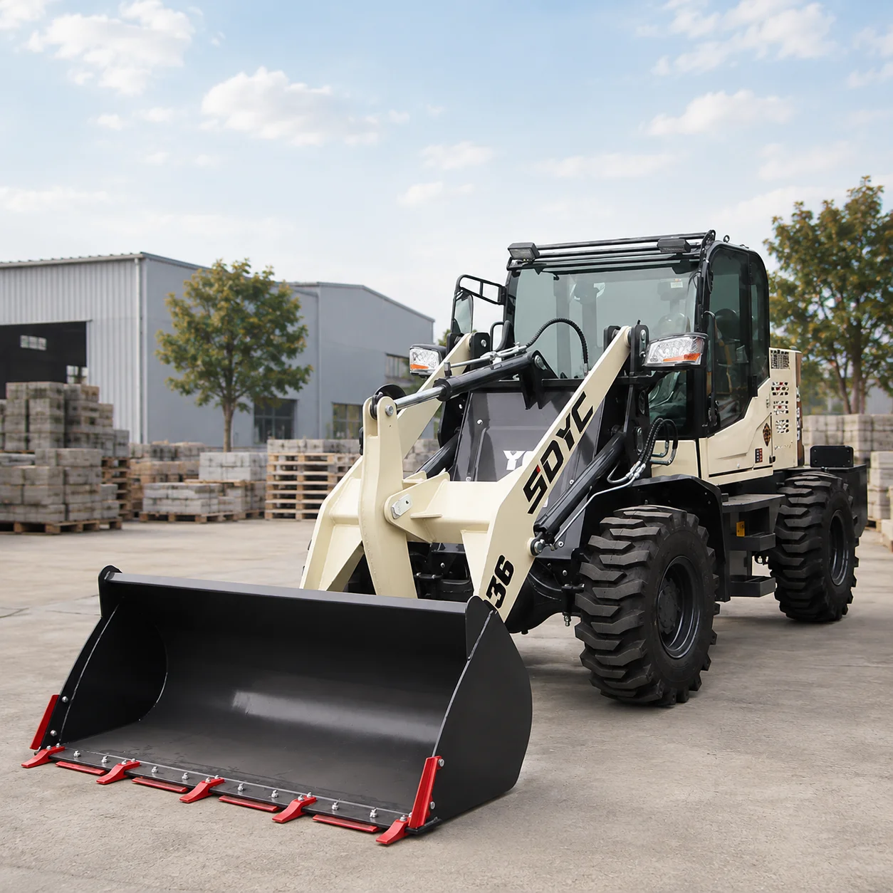 Customized  Front End Loader Compact Wheel Loader Hydraulic Loader Small Farm Loader Construction Machinery