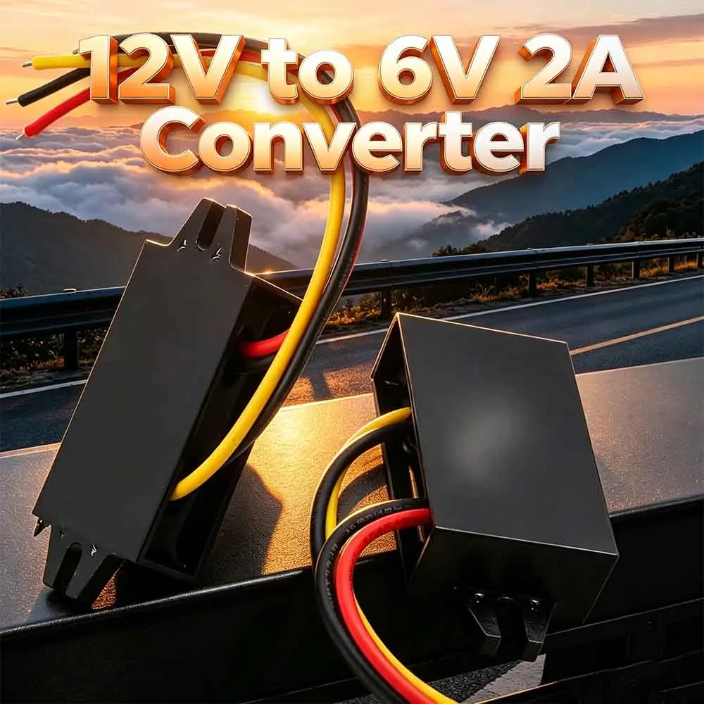 DC To DC 12V Step Down To 6V 2A 12W Car Reducer Power Supply Transformer Buck Voltage Converter For Car CD VCD DVD Monitor Etc