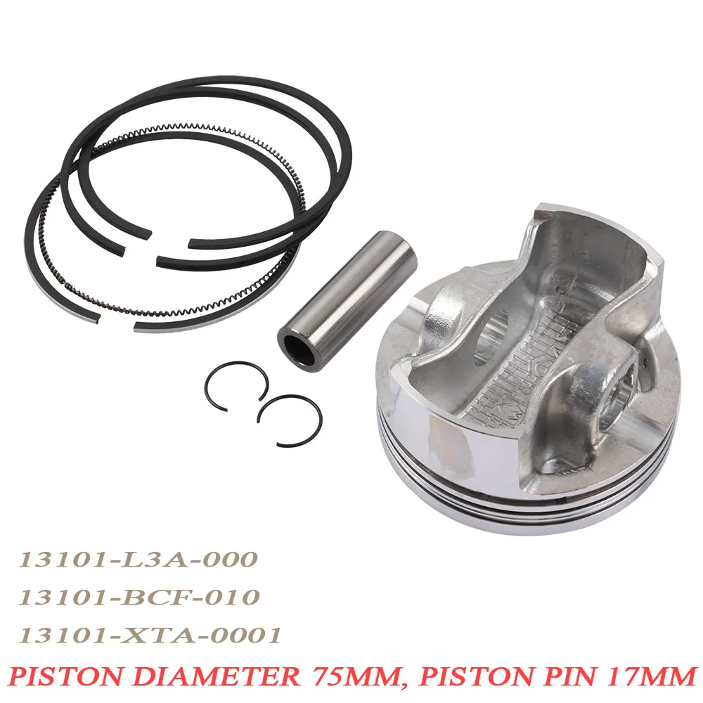 For VESPA GTS GTV 300 GTS300 GTV300 Piston With Ring Piston Diameter 75MM 13101-L3A-000 13101-BCF-010 Motorcycle Accessories