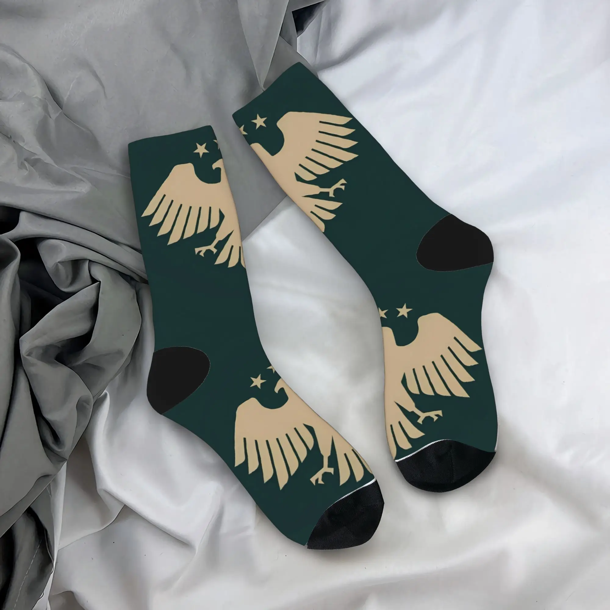 

Syria Syrian Eagle Stockings Pattern Trendy Socks Winter Non Skid Socks Women Men Skateboard Soft Socks