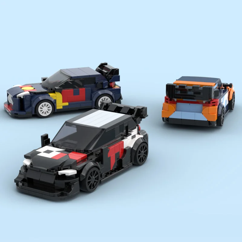 912ピース スーパーカー WRCラリーカー バンドル MOC カスタマイズ モジュール式 組み立てブロック 人気 ブロック キッズデザイン DIY クリスマス おもちゃ ギフト