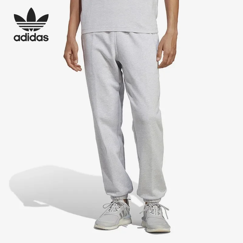 Adidas Unisex Autumn Winter Stretch Jersey for Men Women, Wide Leg High Rise Waist Hidden Pocket Gym Fitness Trousers IB2012