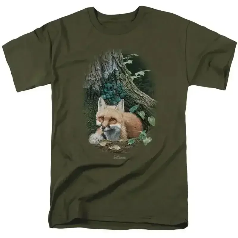 Wild Wings Red Fox Cozy Retreat T Shirt